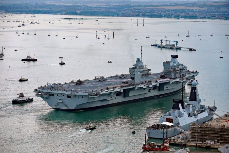 Британского авианосца Queen Elizabeth