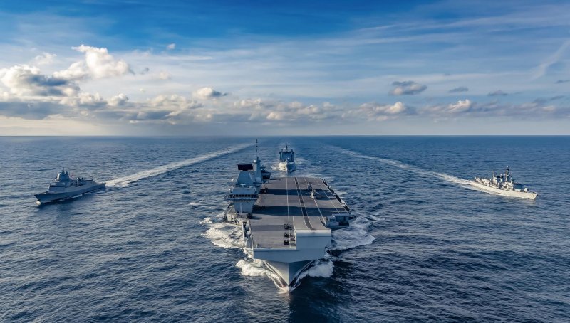 Авианосец ВМФ Великобритании Королева Елизавета