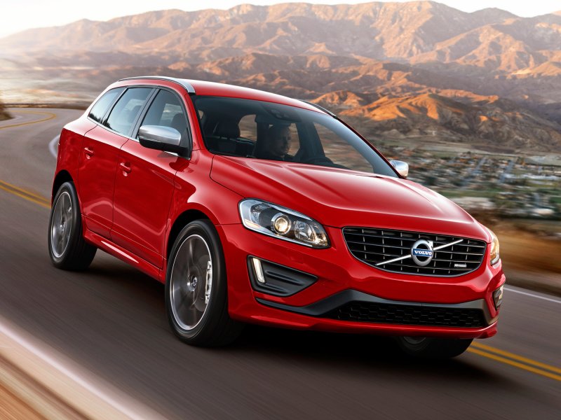 Volvo xc60 красный