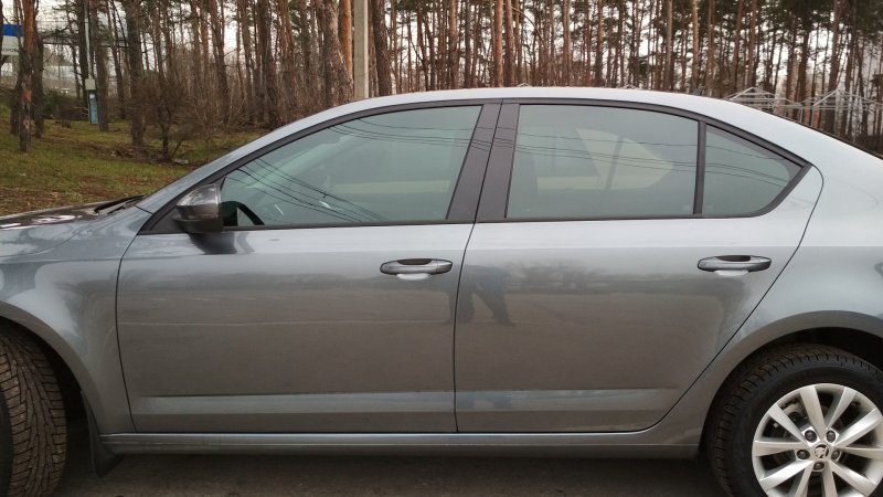 Skoda Octavia a7 тонировка 50%