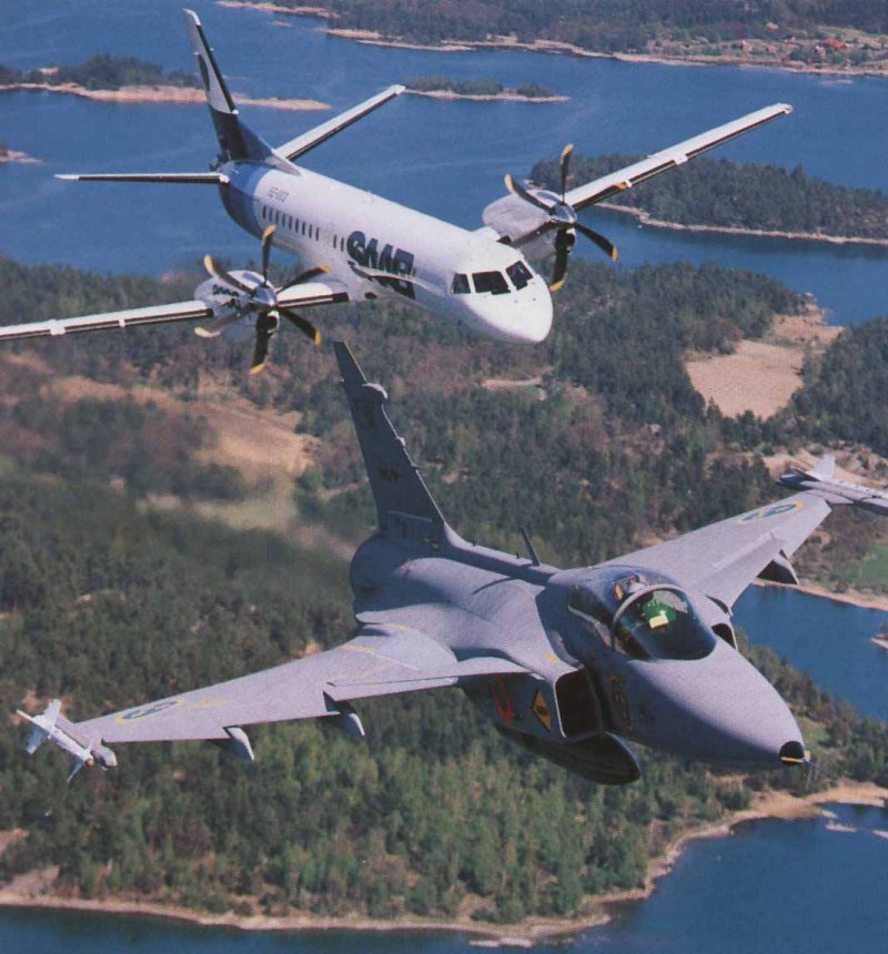 Saab самолеты гражданские