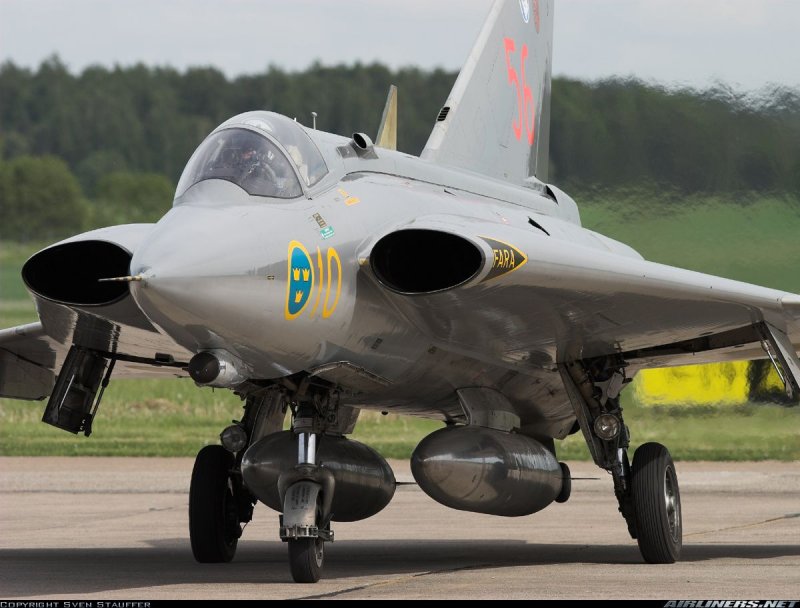 Шведский истребитель Saab j35