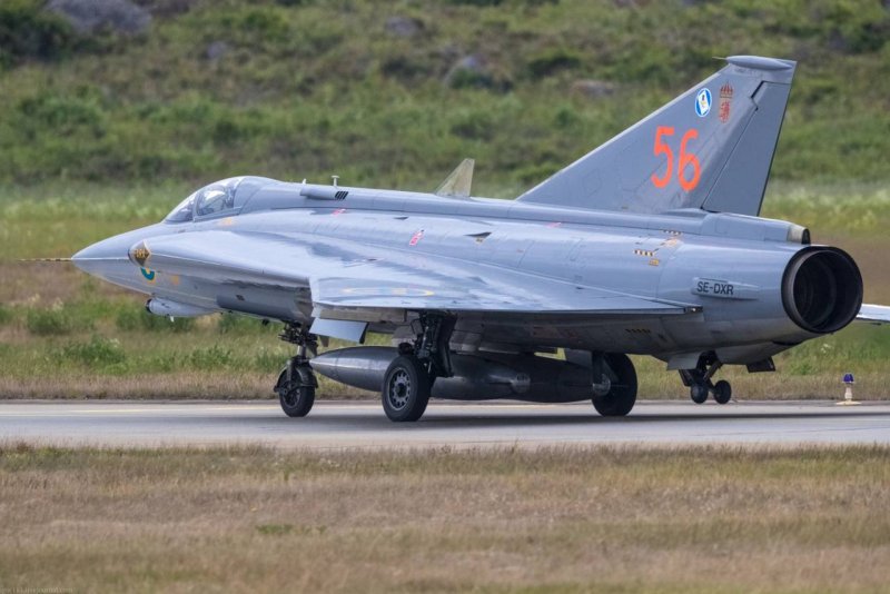 Шведский истребитель Saab j35