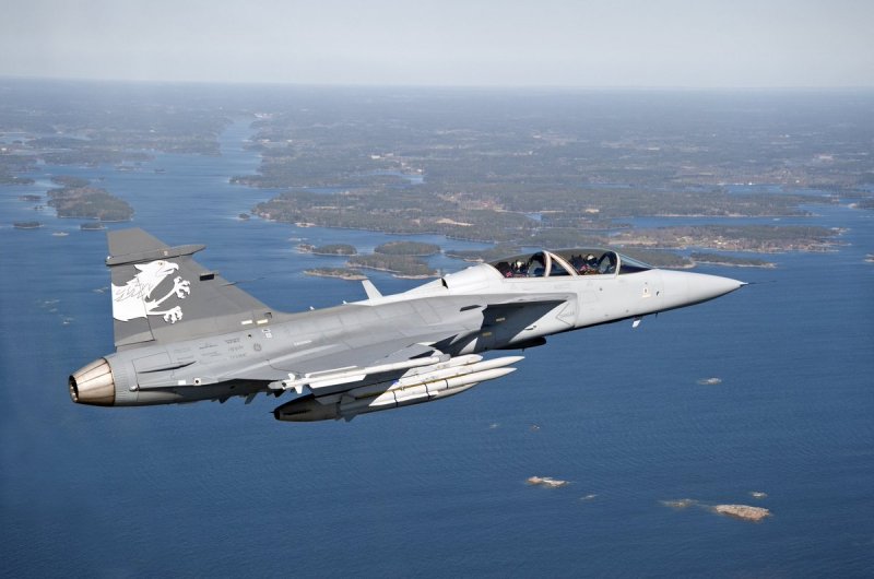 Самолет Jas 39a Gripen