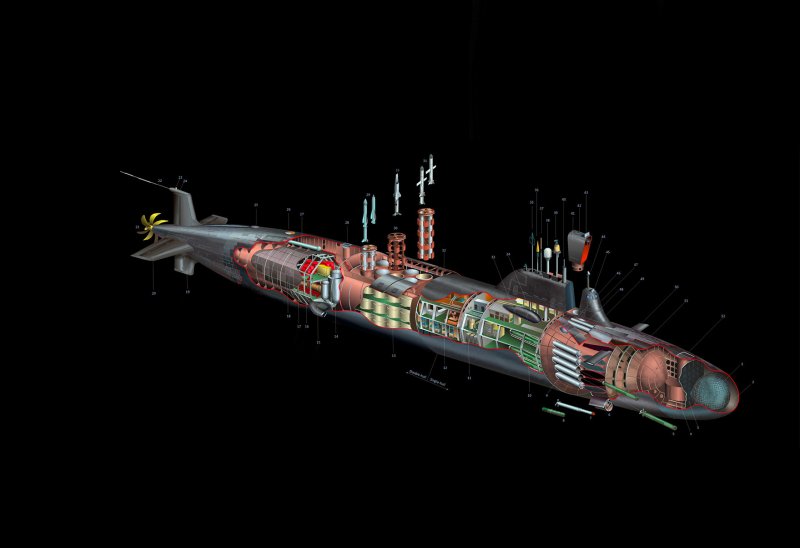 Подводная лодка проекта 885 "ясень-м"