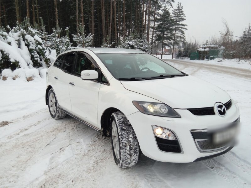 Мазда cx7 2008 белая