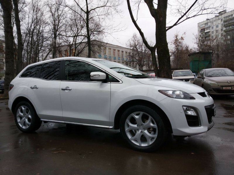 Мазда cx7 2011 белая