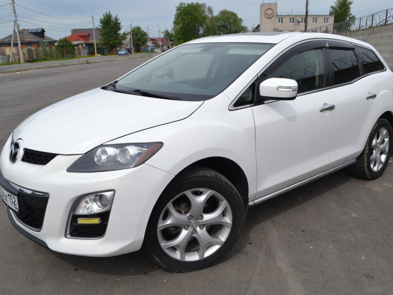 Mazda cx7 2008 белый