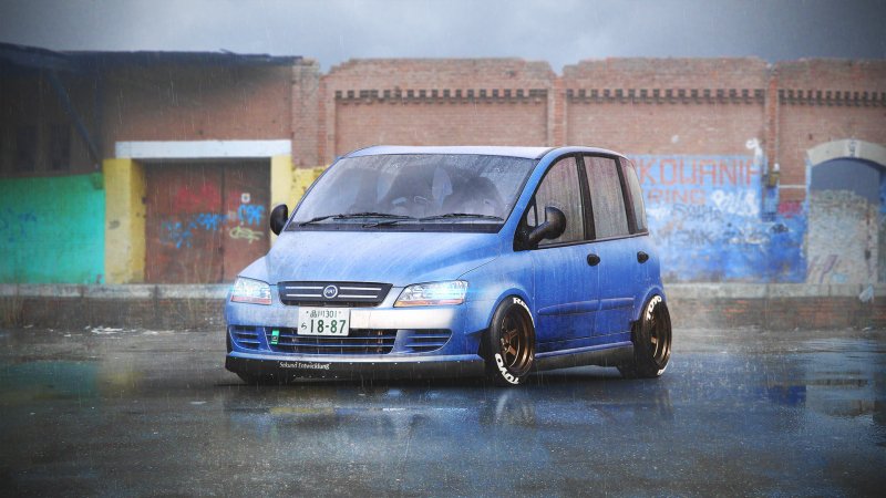Fiat Multipla stance