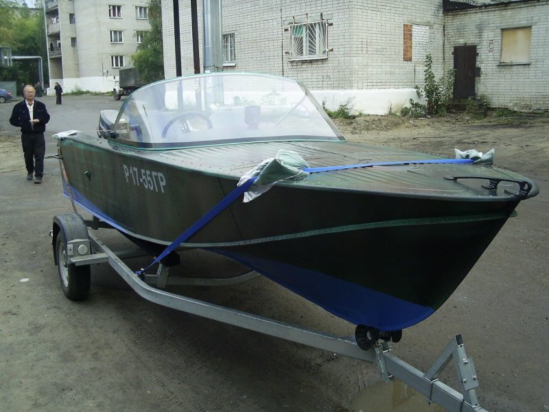 Покраска лодки