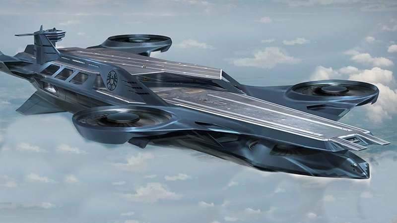 Корабль Quinjet Marvel