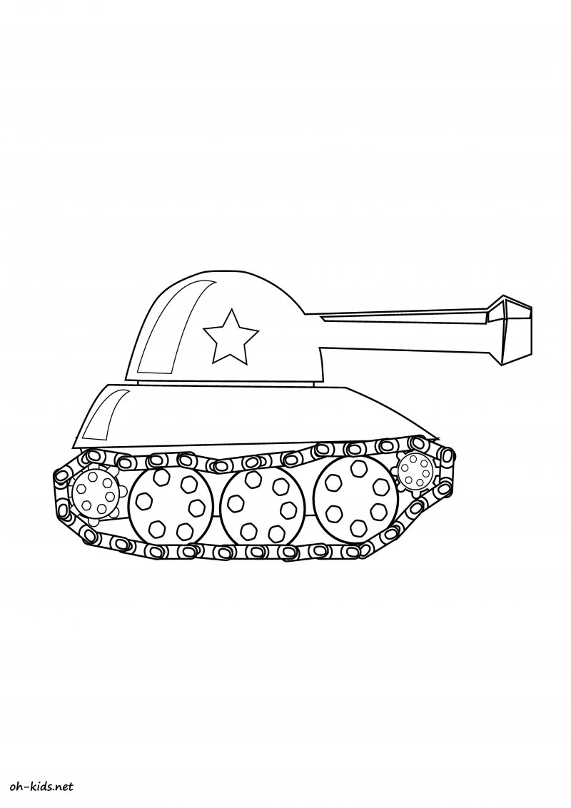 Танк рисунок