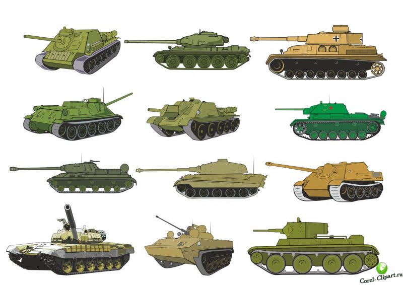 Карточки военной техники для детей