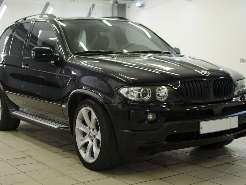 BMW e53 4.8 чёрный