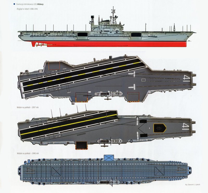 USS Midway CV-41 модель