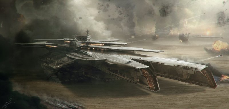 Космический авианосец Sci-Fi
