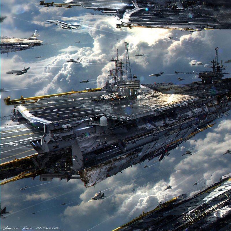 Космический линкор Sci Fi