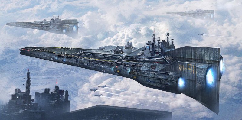 Космический линкор Sci Fi