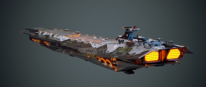 Planetside 2 Bastion Fleet Carrier Art