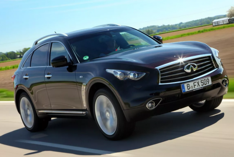Infiniti qx60 i (2013-н.в.) на белом фоне