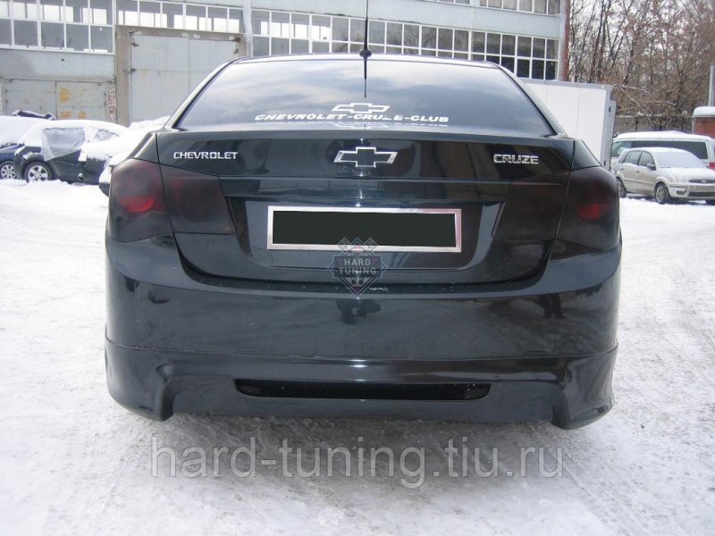 Cruze задний бампер дорестайлинг