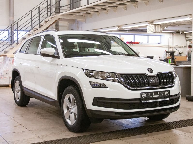 Skoda Кодиак белый