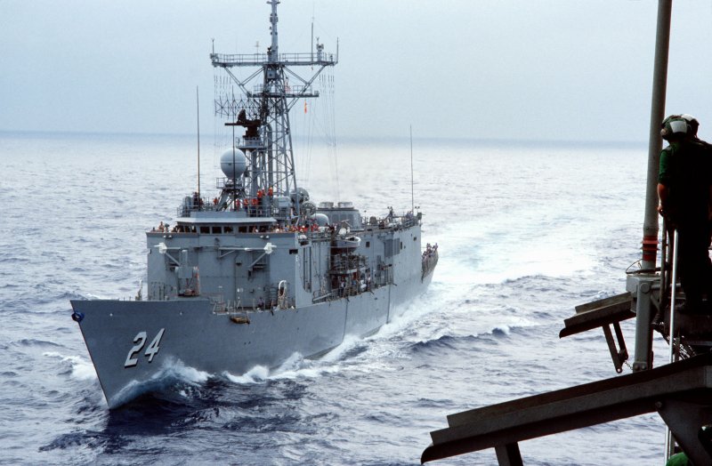 USS Sampson морской бой