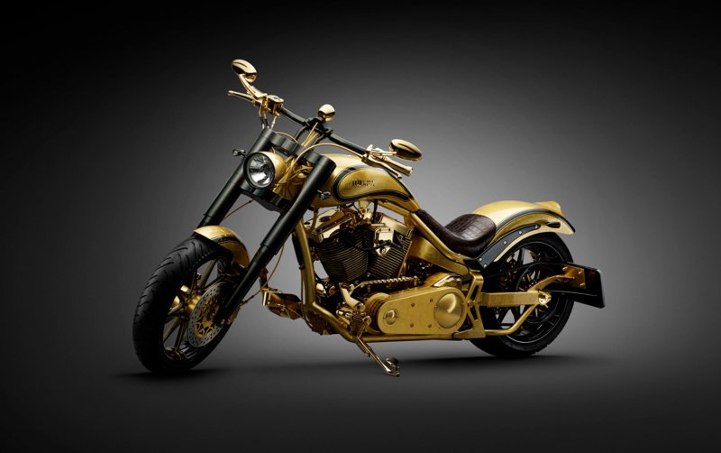 Yamaha Road Star BMS (золотой чоппер)