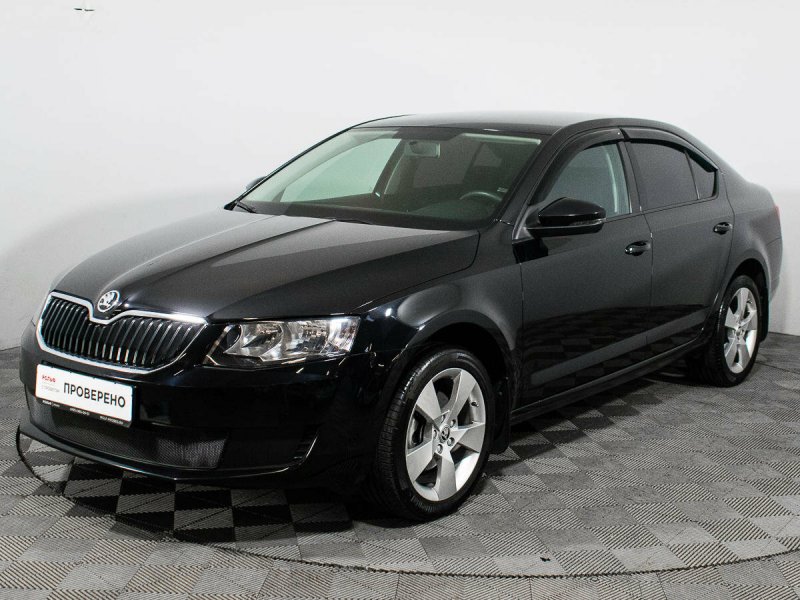 Skoda Octavia a7 черная