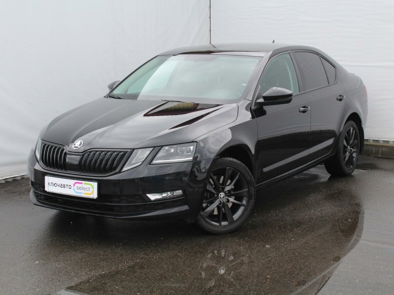 Skoda Octavia a7 2017 черная
