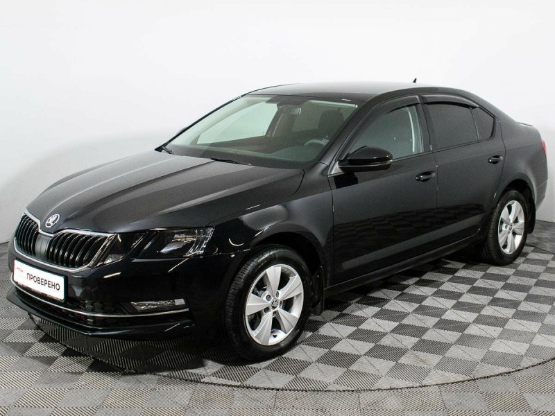 Skoda Octavia a7 2017 черная
