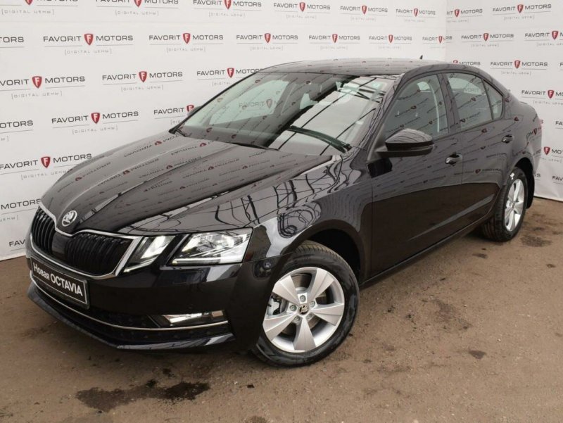 Skoda Octavia a7 2017 черная