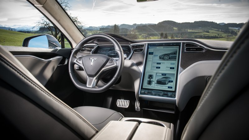Tesla model s 2013 салон