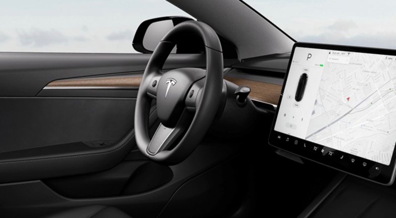 Tesla model 3 салон