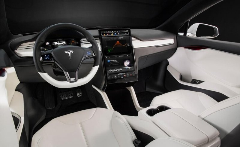 Tesla model x салон