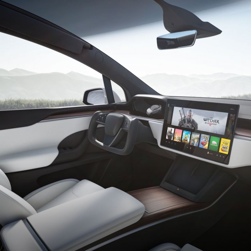 Тесла model x 2021 салон