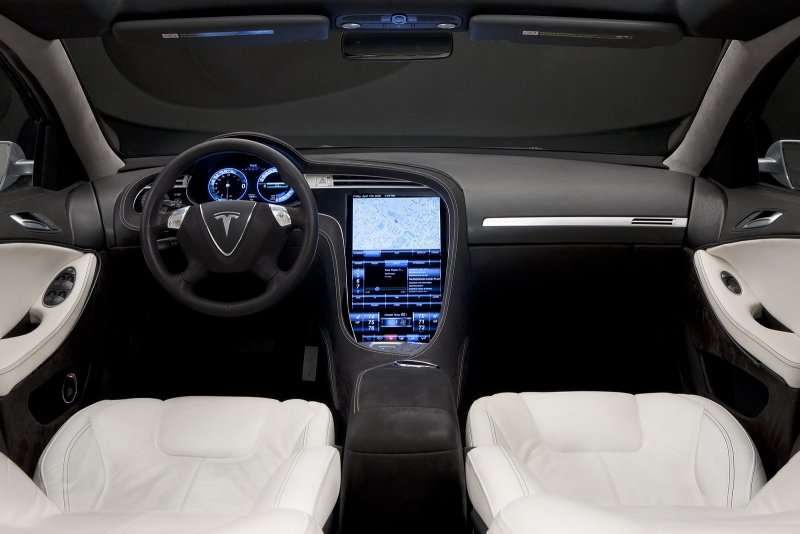 Tesla model s 2014 салон