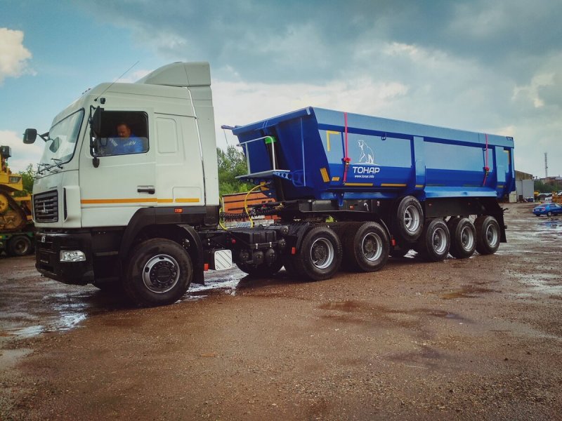 МАЗ 6430 С полуприцепом