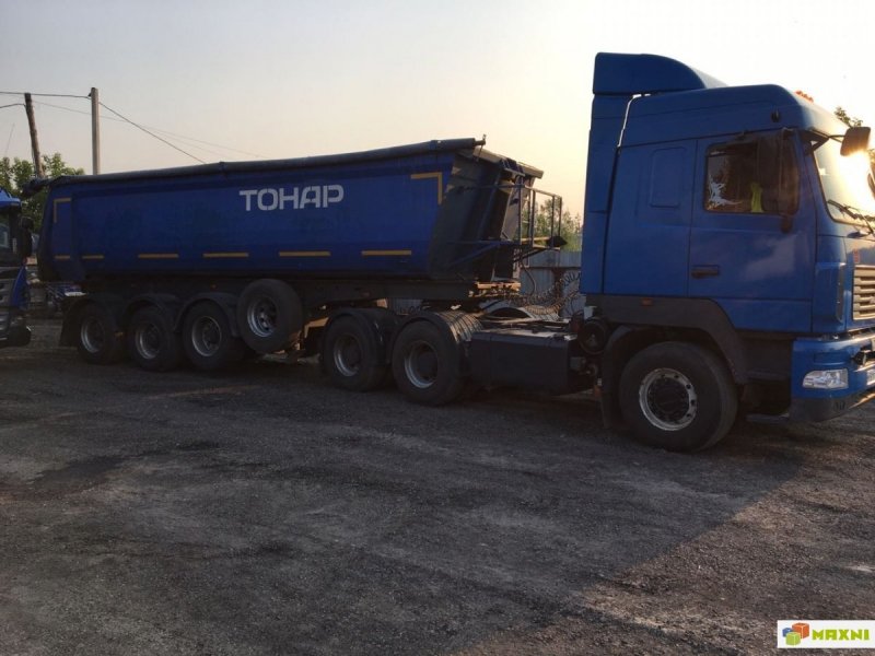 МАЗ 6430 С самосвальным полуприцепом