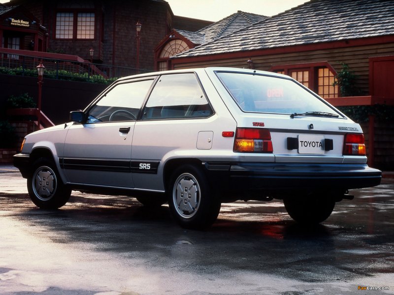 Toyota Tercel sr5 1983 87