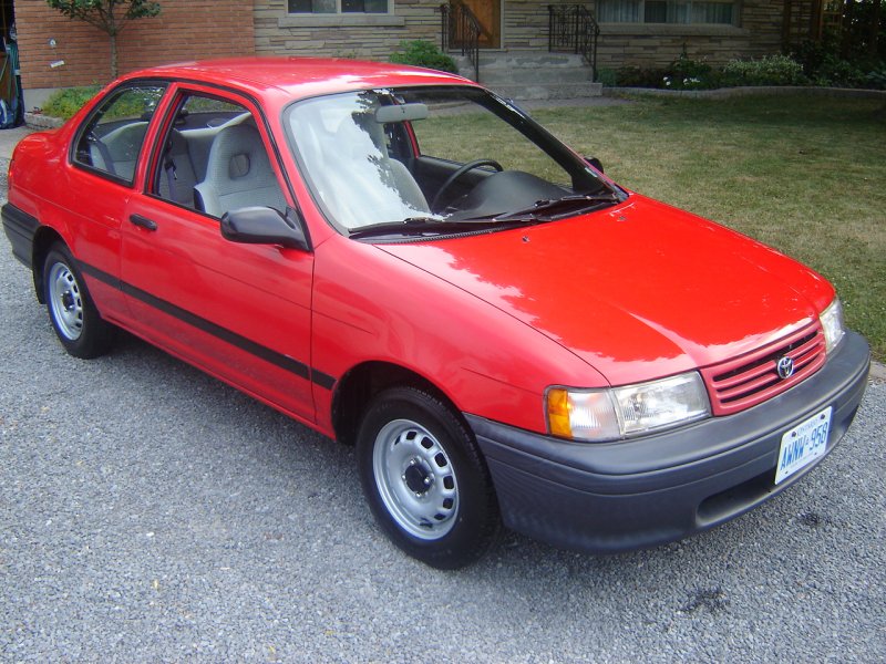 Toyota Tercel Red 1992