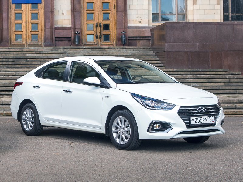 Hyundai Solaris 2017 белый