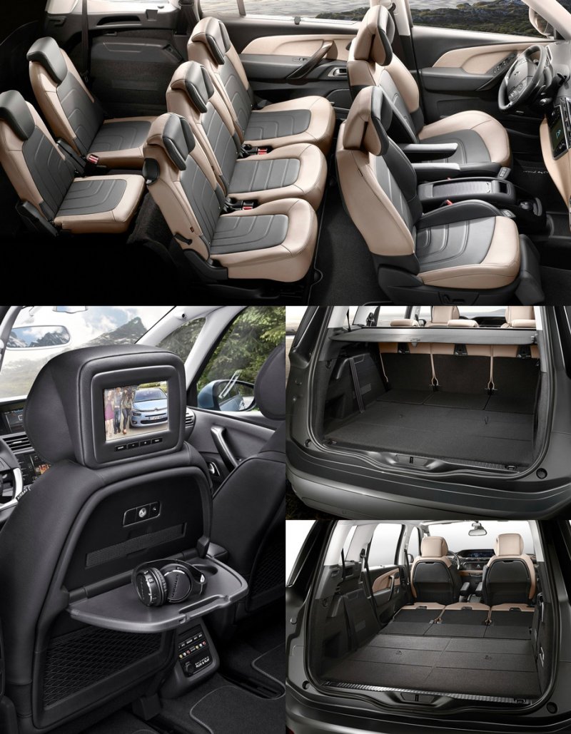 Citroen c4 Grand Picasso салон