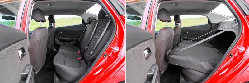 Kia Rio 2013 задний ряд