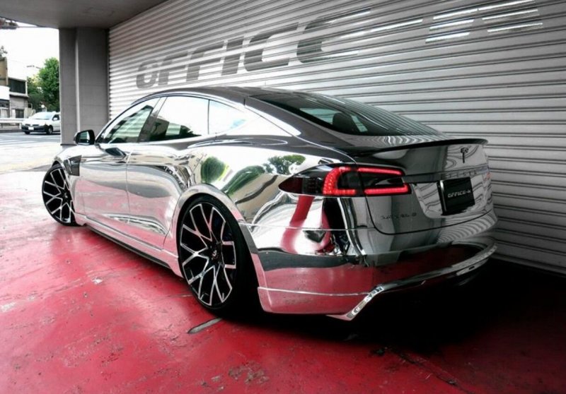 Винил на Tesla model x