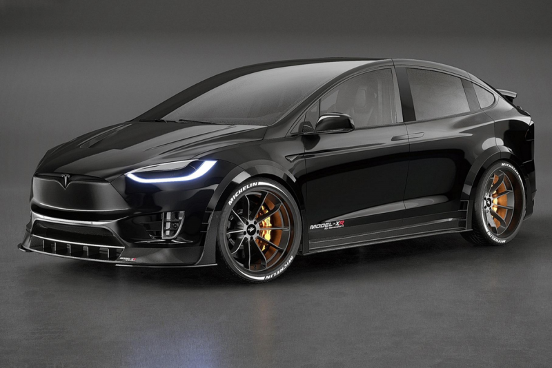 Tesla model s обвес