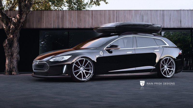 Тюнингованная Tesla model x