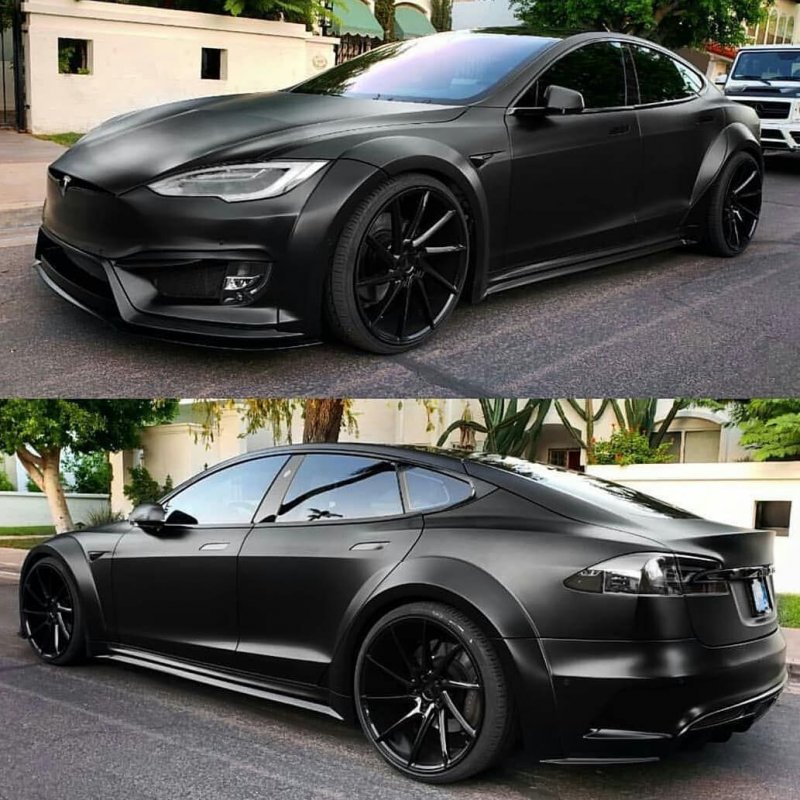 Tesla model s тюнингованная