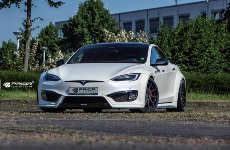 Tesla model s обвес Mansory
