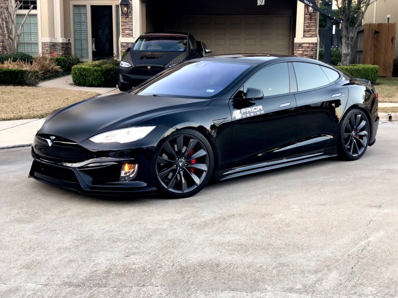 Tesla model s тюнингованная